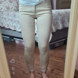 Old Navy Rockstar Super Skinny Khaki 2 Jeans